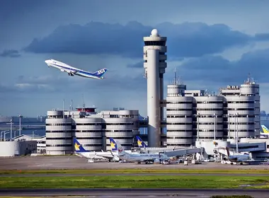 Haneda International Airport in Tokyo, Japan
