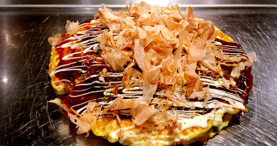 Okonomiyaki in Osaka